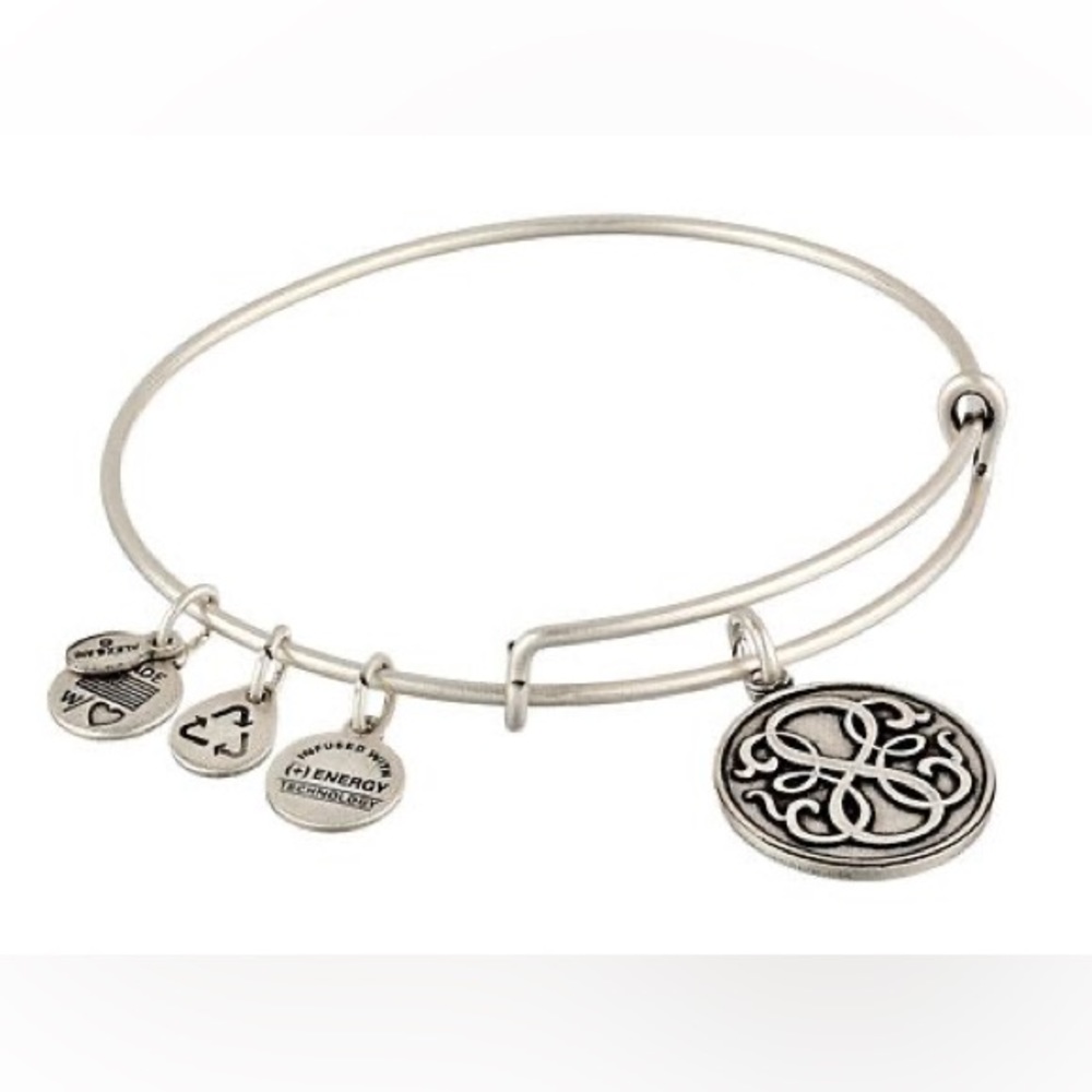 Alex and ani path of life silver charm bracelet